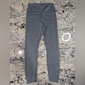 NWOT Nike Blue/Gray Marled Yoga High Rise 7/8 Tights